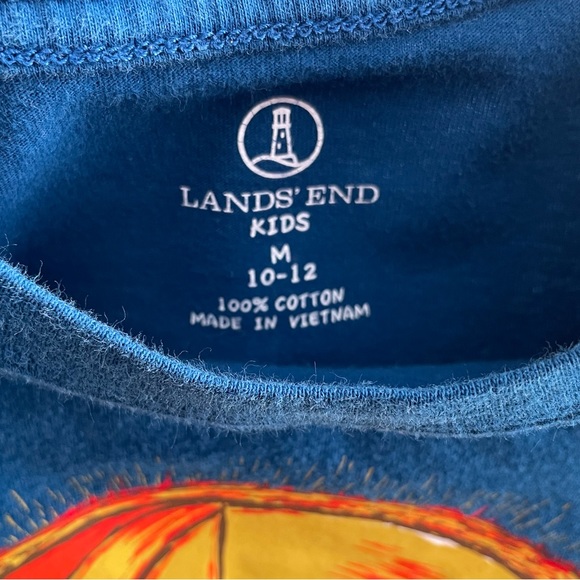 Lands End Sun Diagram Long Sleeve Shirt - Picture 3 of 4
